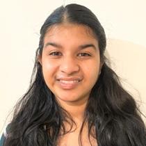 Profile photo of summer intern Jayashree Balaraman.